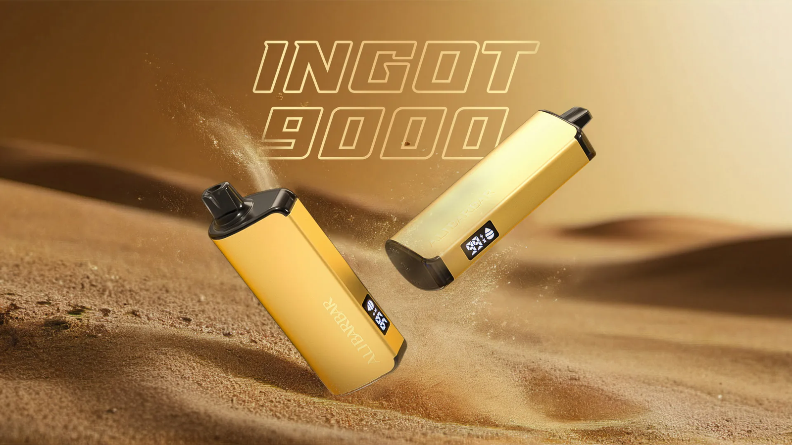 Alibarbar Ingot 9000 Blueberry Mint 2 Alibarbar Ingot 9000 Puffs Premium Disposable Vape – Gold Design