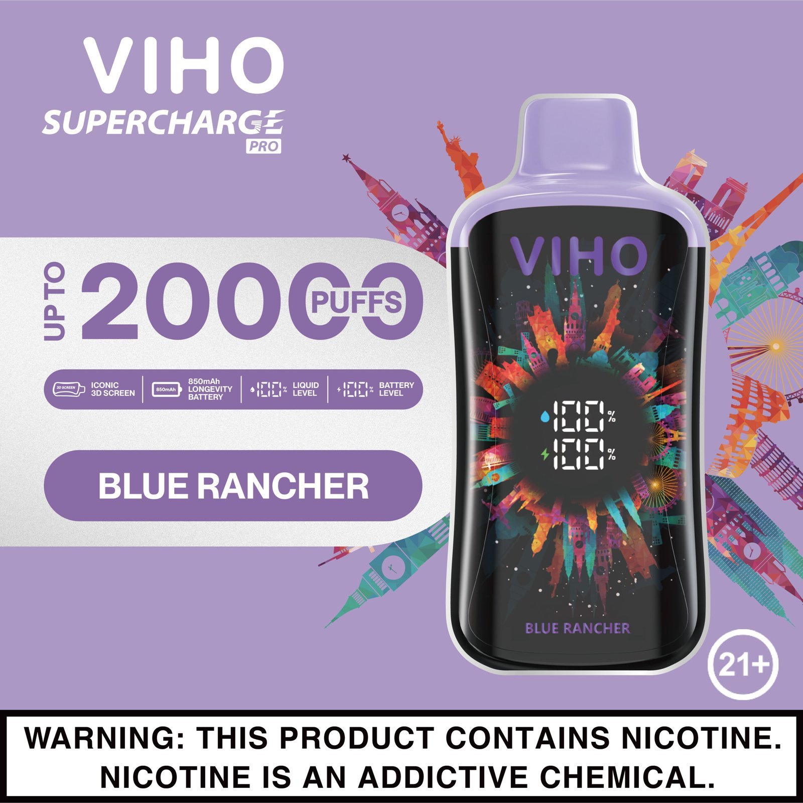 Blue Rancher Viho Supercharge Pro 1 Blue Rancher Viho Supercharge Pro