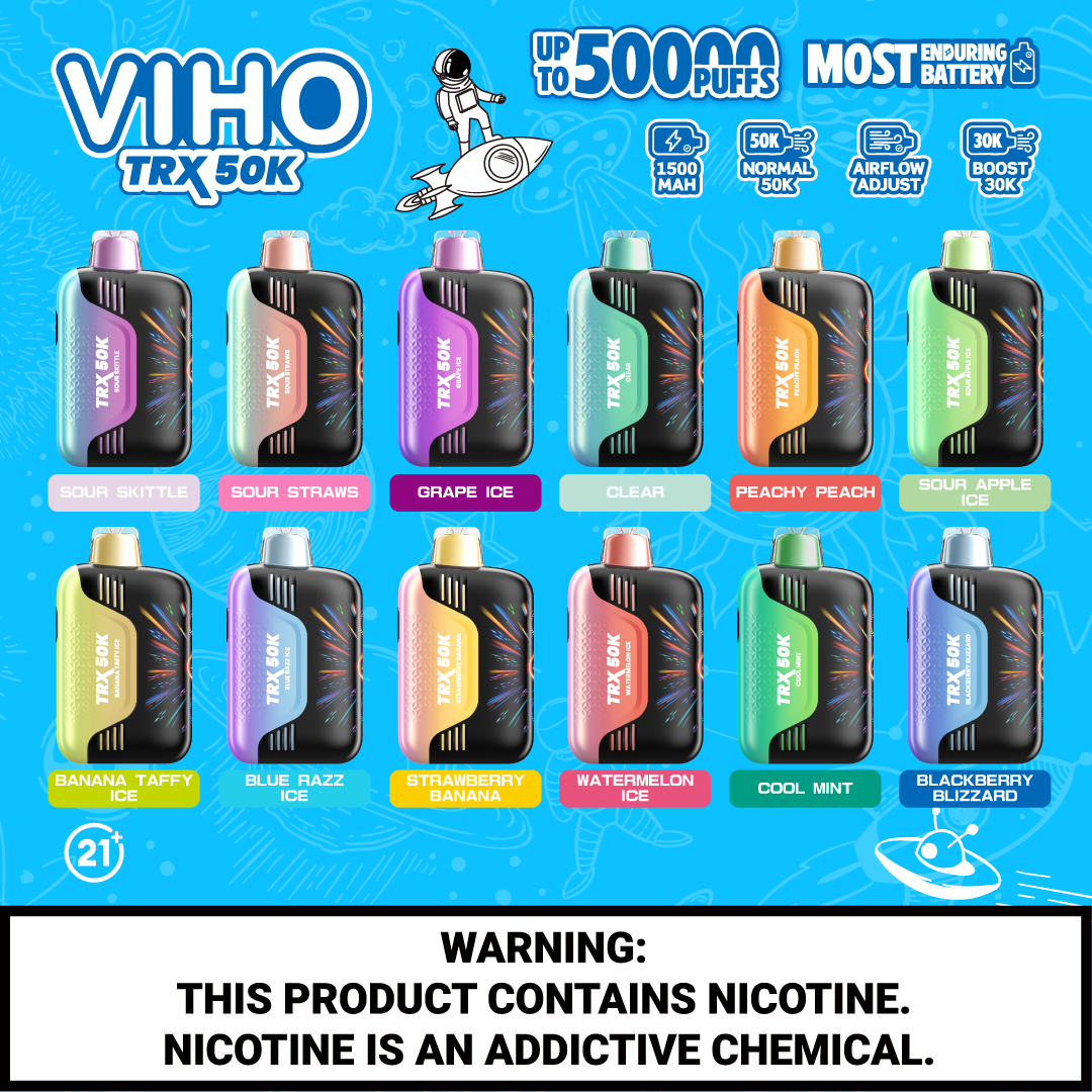 Lemon Refresher Viho TRX Vape 50K Puffs 6 Lemon Refresher Viho TRX Vape 50K Puffs - Image 6