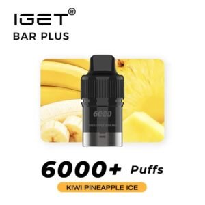 IGET BAR PLUS POD 6k kiwi pineapple ice