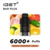 IGET BAR PLUS POD 6k orange grapefruit lemon