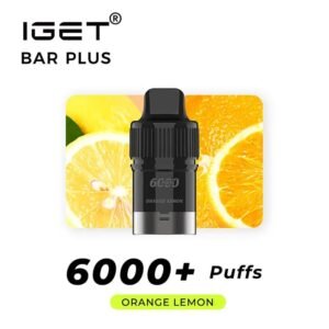 IGET BAR PLUS POD 6k orange lemon