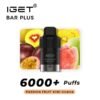 IGET BAR PLUS POD 6k passion fruit kiwi guava