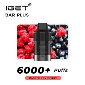 IGET BAR PLUS POD 6k raspberry berry