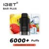 IGET BAR PLUS POD 6k strawberry kiwi ice