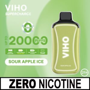 SOUR APPLE ICE Viho Supercharge 0% Nicotine