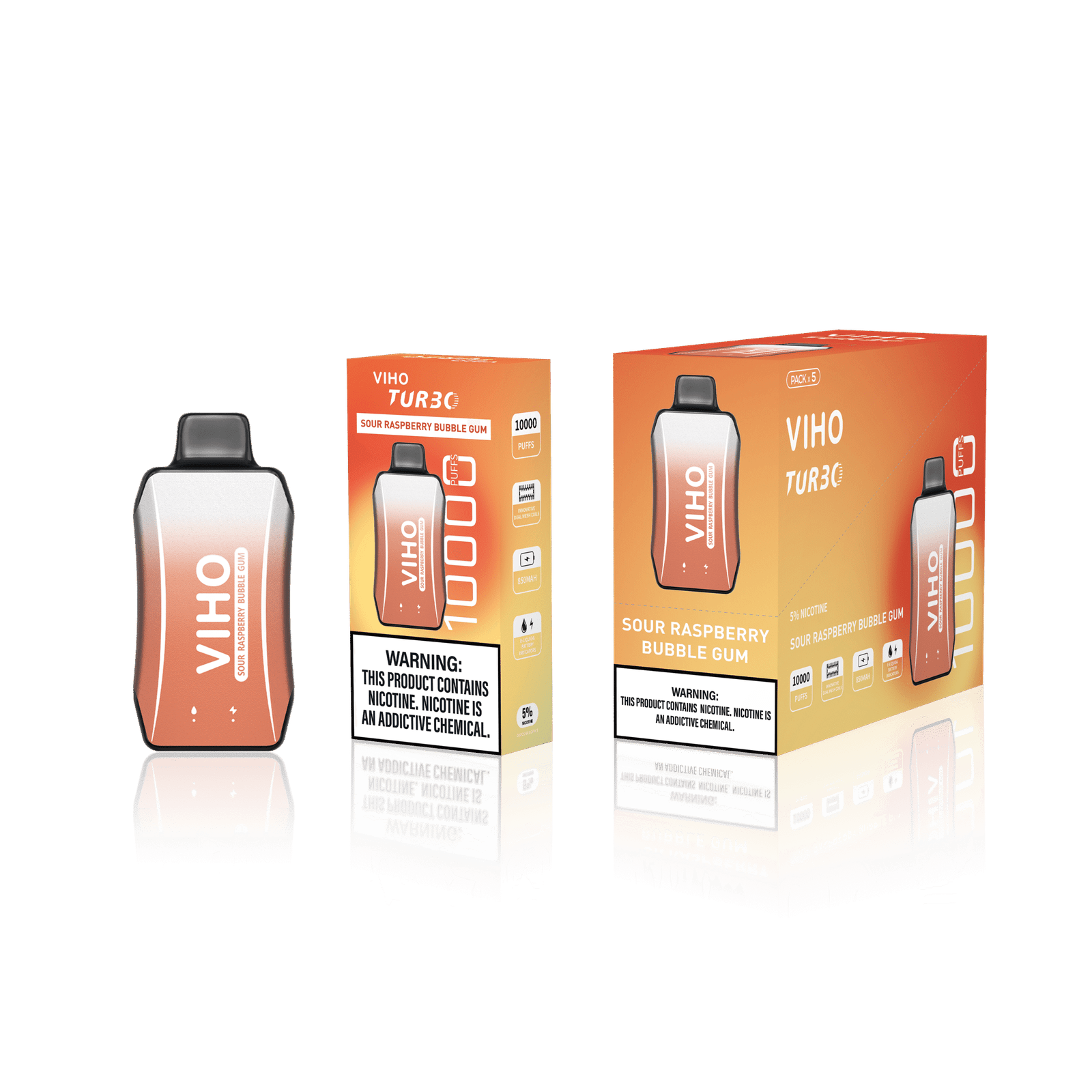 Sour Raspberry Bubble Gum Viho Turbo Vape 10K Puff 1 Sour Raspberry Bubble Gum Viho Turbo Vape 10K Puff