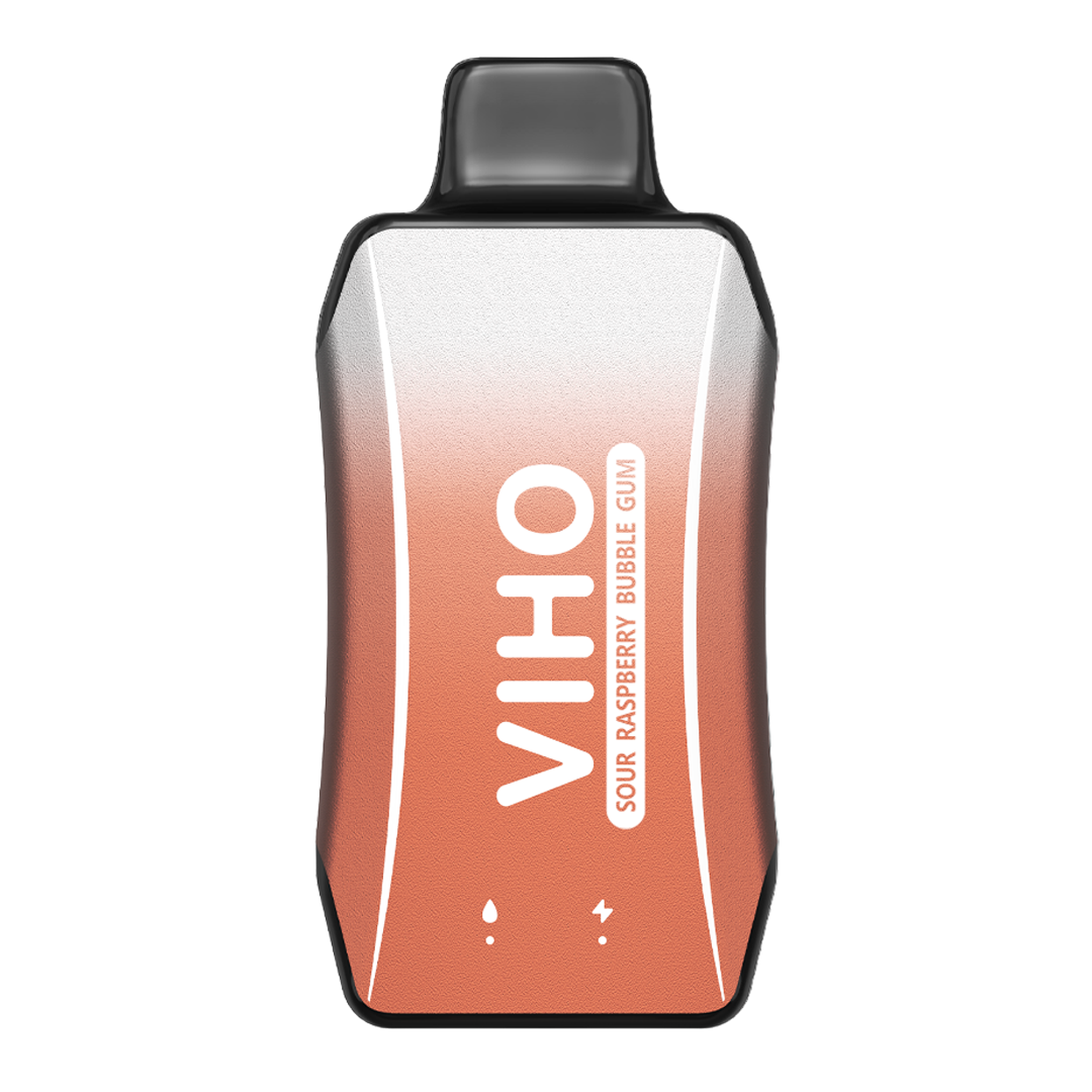 Sour Raspberry Bubble Gum Viho Turbo Vape 10K Puff 2 Sour Raspberry Bubble Gum Viho Turbo Vape 10K Puff - Image 2