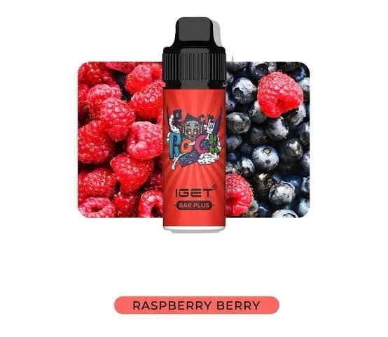 IGET BAR PLUS 6000 Raspberry Berry 1 iget-bar-plus-raspberry-berry