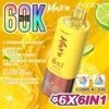 Fizzy Max III 6IN1 60K Puffs Lemon Lime