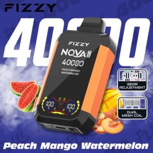 Fizzy Nova Plus 40000 Puffs Peach Mango Watermelon